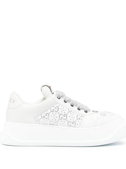 Screener Low Top Sneakers Light Grey - GUCCI - BALAAN 2