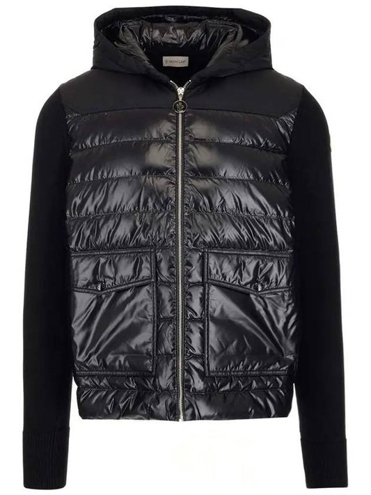 Logo Patch Knit Mix Padding 9B000 19 M1393 999 - MONCLER - BALAAN 1