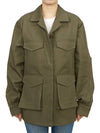 Cotton Army Jacket Khaki - TOTEME - BALAAN 3