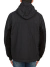 Star Embroidery Hooded Jacket Black - STONE ISLAND - BALAAN 5