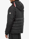 1A00218 68352 999 MELAMPYRE Arm Logo Patch Nylon Legere Hooded Down Jacket Black Men's Jacket - MONCLER - BALAAN 4