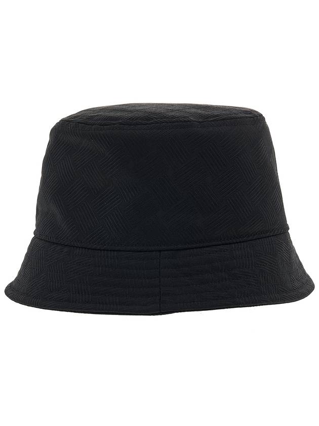 Intrecciato Jacquard Bucket Hat Black - BOTTEGA VENETA - BALAAN 5