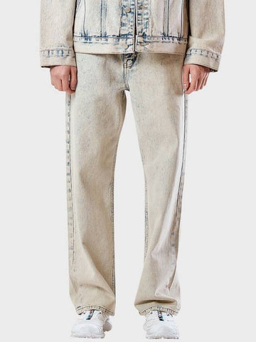 See Through Pigment Wide Jeans Beige - PHILOGRAM - BALAAN 1