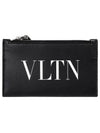 Men's VLTN Card Wallet Black - VALENTINO - BALAAN 3