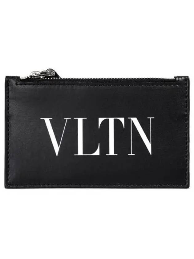 Men's VLTN Card Wallet Black - VALENTINO - BALAAN 3