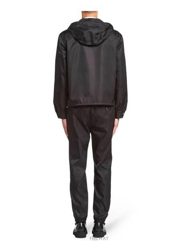 Re-Nylon Hooded Blouson Jacket Black - PRADA - BALAAN 5