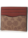 Men's Signature Card Holder 936 TAN RUST - COACH - BALAAN 2