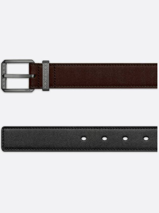 Belt Brown Smooth Calfskin 30mm - DIOR - BALAAN 2