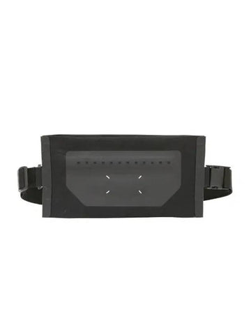 Stitch Logo Belt Bag Black Grey - MAISON MARGIELA - BALAAN 1