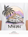 Zewel Print Cotton Short Sleeve T-Shirt White - ISABEL MARANT - BALAAN 9