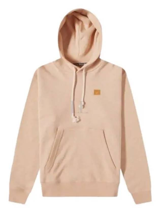 Face Logo Patch Cotton Hoodie Powder Pink - ACNE STUDIOS - BALAAN 2