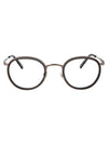 Eyewear Round Eyeglasses Black - MONCLER - BALAAN 1