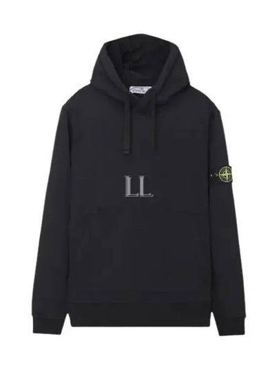 Wappen Patch Classic Fleece Hoodie Black - STONE ISLAND - BALAAN 2