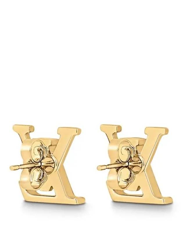 LV Iconic Earrings Gold - LOUIS VUITTON - BALAAN 3