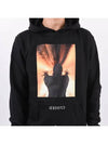 Men s Close Print Hooded Black NOM18298 - IH NOM UH NIT - BALAAN 6