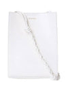 Tangle Smooth Leather Small Cross Bag White - JIL SANDER - BALAAN 2