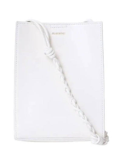 Tangle Smooth Leather Small Cross Bag White - JIL SANDER - BALAAN 2