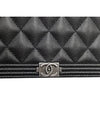 Women s AP1117 Black Caviar Boy Bag WOC Chain Cross - CHANEL - BALAAN 8