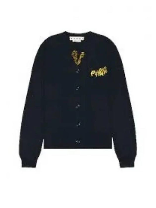 Logo Cardigan Black - MARNI - BALAAN 2