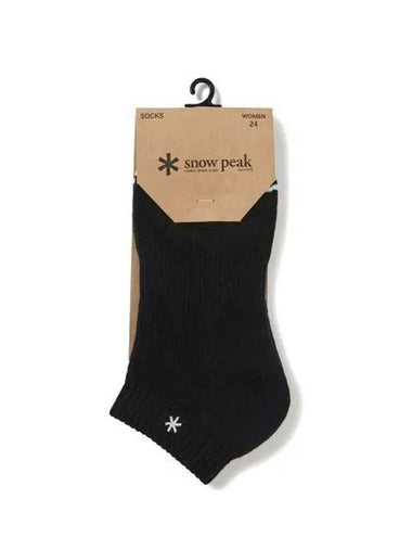 Basic Ankle Socks Black S24ZUFSO84 - SNOW PEAK - BALAAN 1