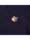 Fox Head Patch Classic Wool Cardigan Navy - MAISON KITSUNE - BALAAN 6