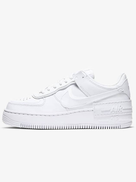 Air Force 1 Shadow Low Top Sneakers White - NIKE - BALAAN.