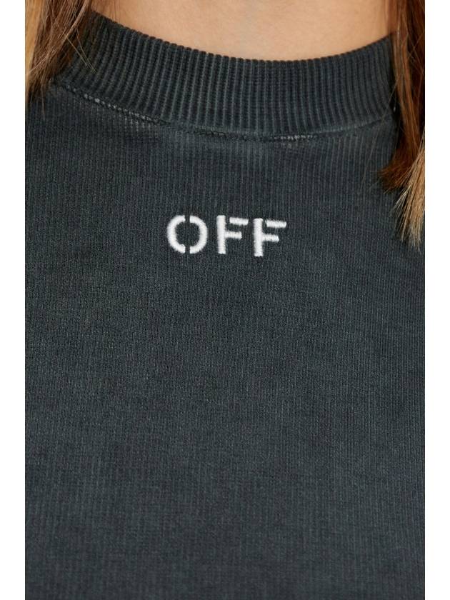 Off-White Printed Sweatshirt, Women's, Black - OFF WHITE - BALAAN 5