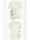 20SS ACWMTS003WHL AM Printing Short Sleeve T-Shirt Almond Milk Men's T-Shirt TFN - A-COLD-WALL - BALAAN 4