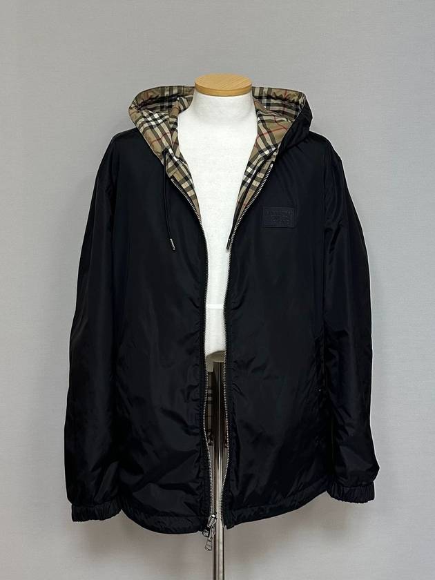 Reversible Vintage Check Hooded Jacket 110 - BURBERRY - BALAAN 3