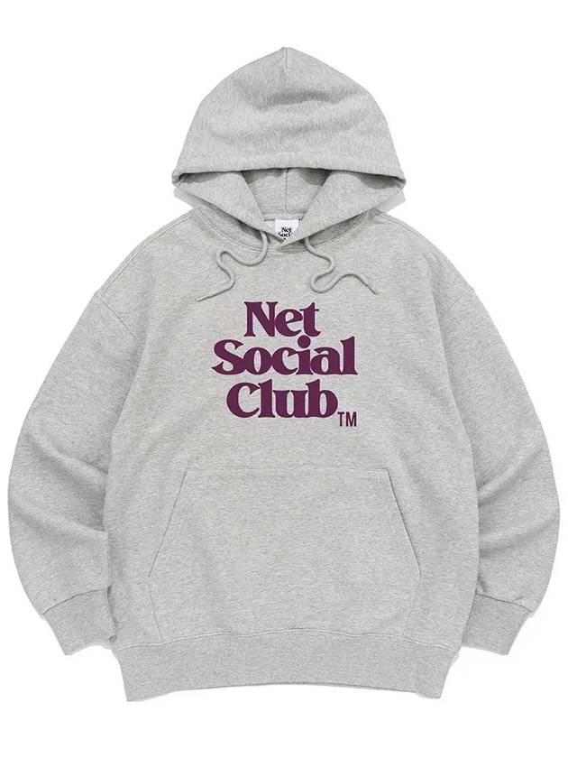 VIVID OG LOGO HOOD MELANGE - NET SOCIAL CLUB - BALAAN 4