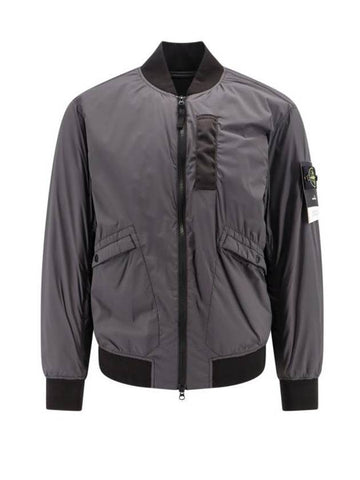 Skin Touch Nylon TC Primaloft Bomber Jacket Charcoal - STONE ISLAND - BALAAN 1