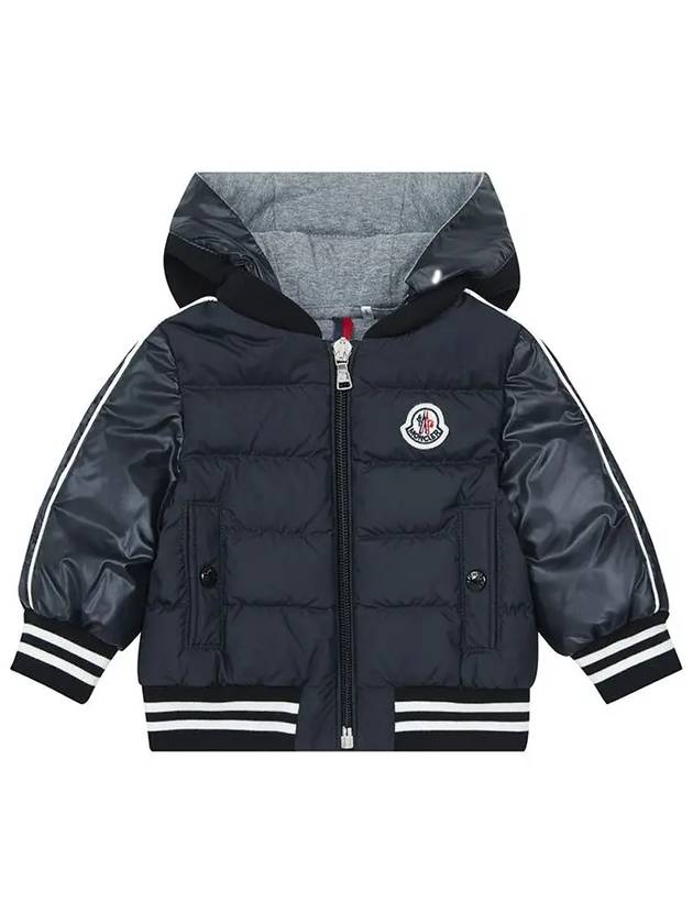 Baby boy down patting jacket black MERIH - MONCLER - BALAAN 1