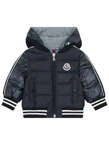 Baby boy down patting jacket black MERIH - MONCLER - BALAAN 1