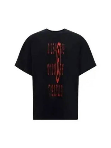 Number Logo Short Sleeve T-Shirt Black - MAISON MARGIELA - BALAAN 1