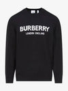 Logo Intarsia Wool Blend Knit Top Black - BURBERRY - BALAAN 2