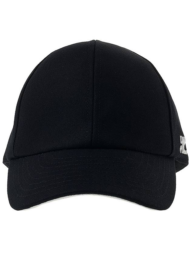 Signature AC Cotton Ball Cap Black - COURREGES - BALAAN 3