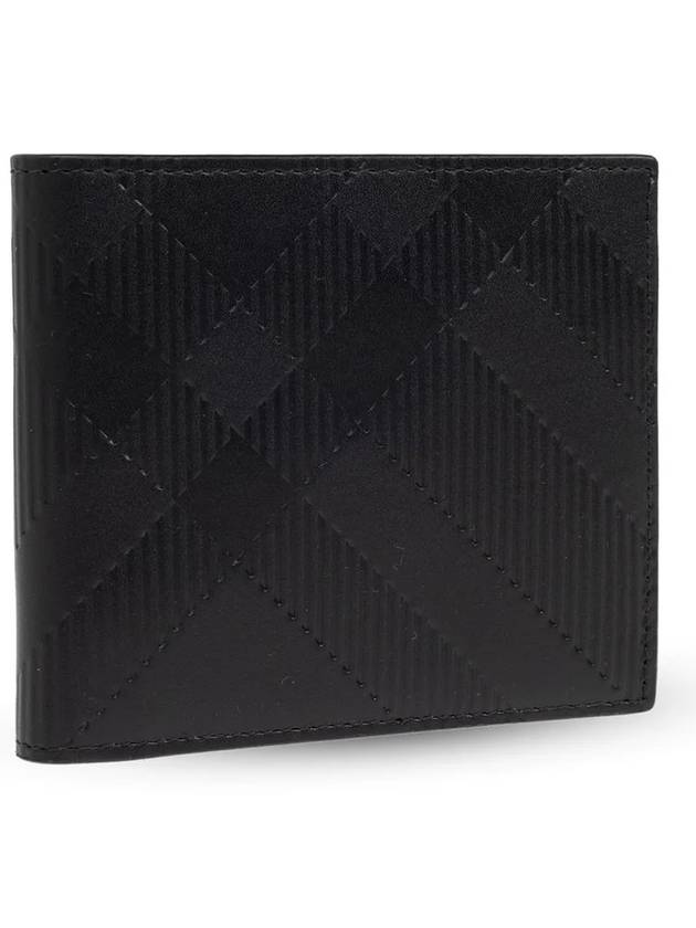 Embossed Check Bifold Coin Wallet - BURBERRY - BALAAN 3