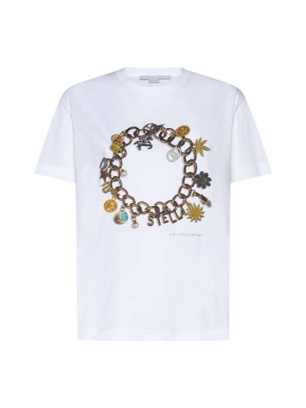 long sleeve t-shirt 6J02413SPX799000 PURE WHITE - STELLA MCCARTNEY - BALAAN 1