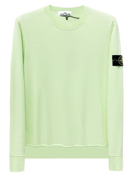 Wappen Patch Crew Neck Sweatshirt Green - STONE ISLAND - BALAAN 2