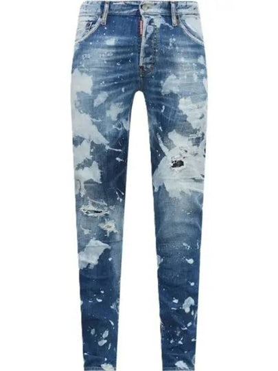 Detail White Painting Cool Guy Jeans Blue - DSQUARED2 - BALAAN 2