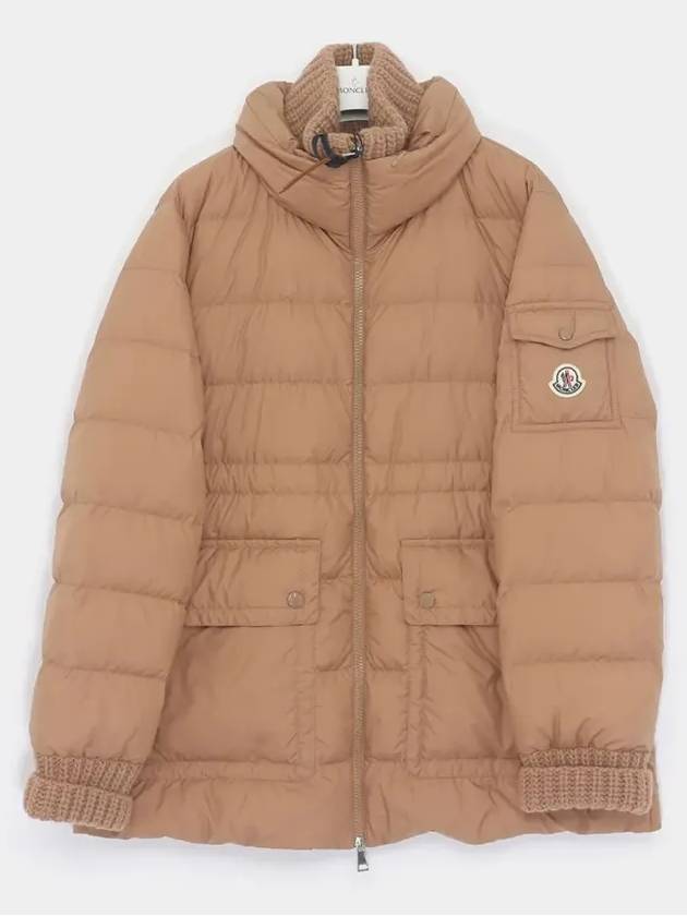 Box Patch Logo High Neck Padded Women s Jacket 1A00076 54A81 248 BAUX - MONCLER - BALAAN 3