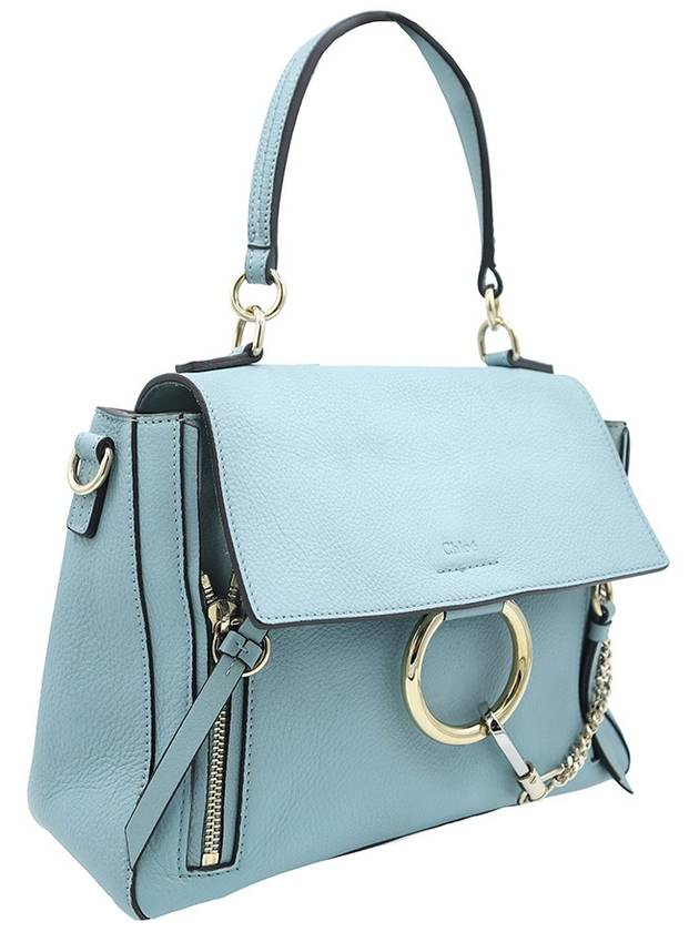 Women Chloe CHC17WS322HGJ Blue Calfskin Payday Small 2WAY gt bag Gangbuk used luxury goods - CHLOE - BALAAN 3