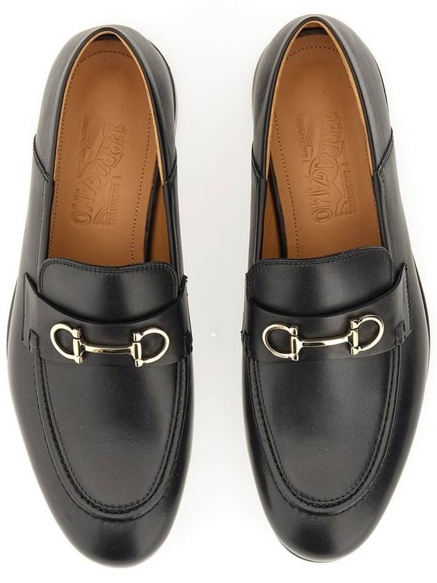 Gancini Ornament Mule Loafers Black - SALVATORE FERRAGAMO - BALAAN 4