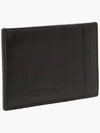 Intrecciato Lambskin Calfskin Card Wallet Black - BOTTEGA VENETA - BALAAN 3