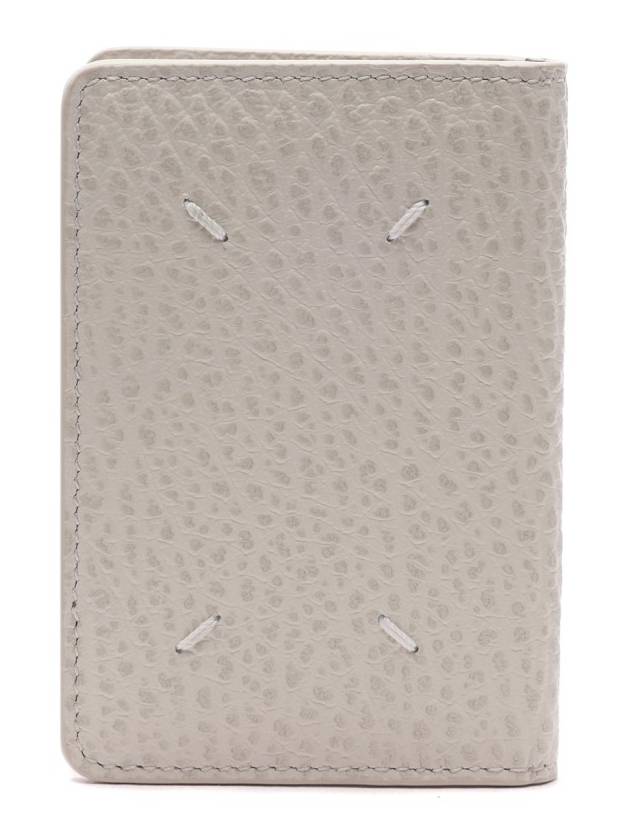 Bovine Leather Card Wallet White - MAISON MARGIELA - BALAAN 5