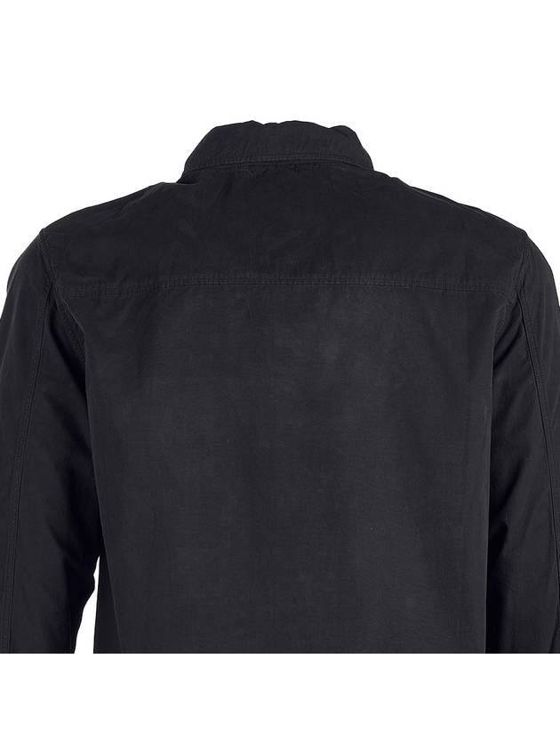 Lens Waffen Pocket Long Sleeve Shirt Black - CP COMPANY - BALAAN 6