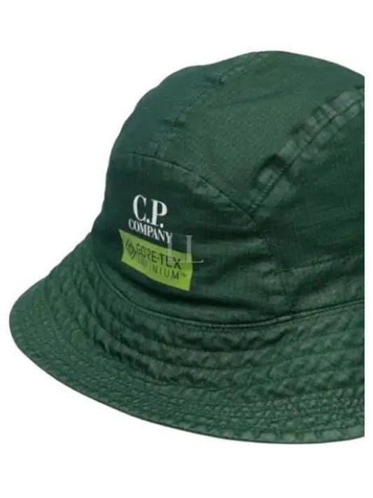 Logo Print Bucket Hat Green - CP COMPANY - BALAAN 2