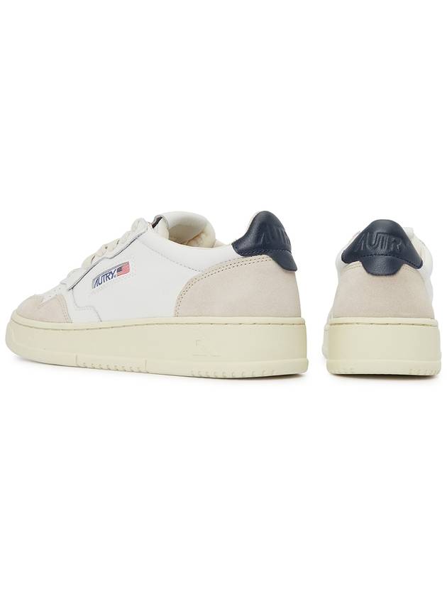 Medalist Navy Tab Low Top Sneakers White Blue - AUTRY - BALAAN 7