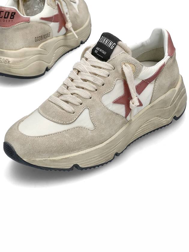 Running Sole Suede Low Top Sneakers Cream - GOLDEN GOOSE - BALAAN 2