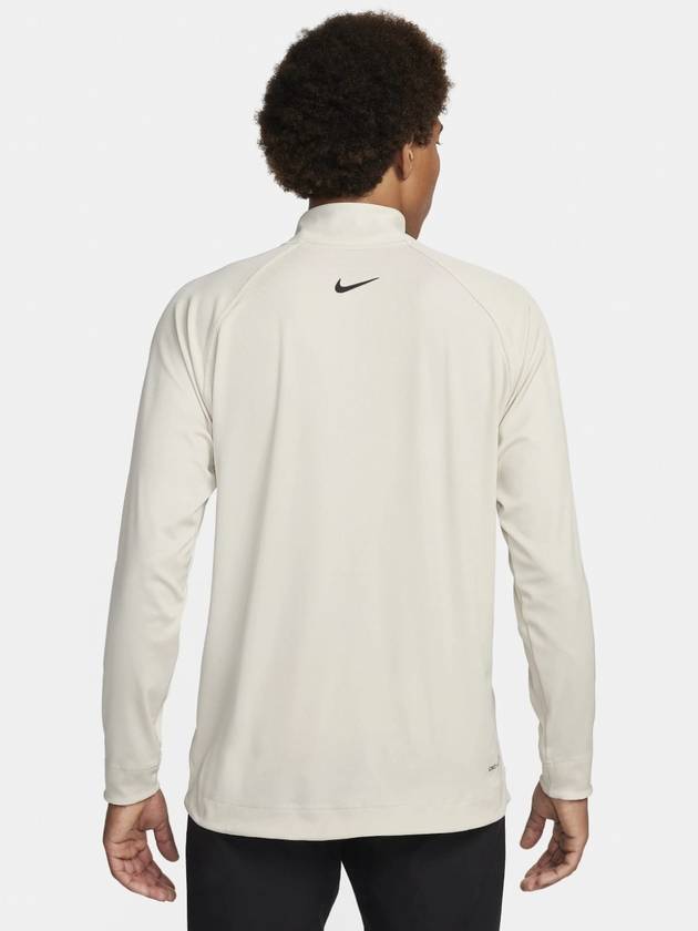 Golf Tour Dri-Fit ADV Half Zip Long Sleeve T-Shirt White - NIKE - BALAAN 3